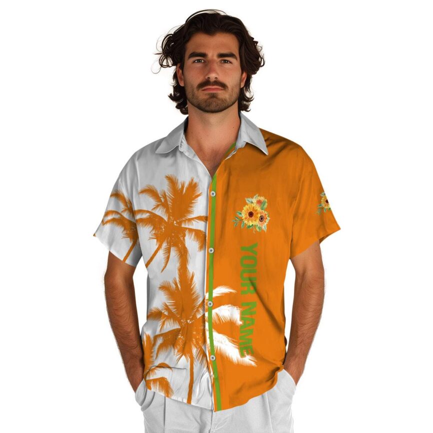 Personalized Sunflower Beach Vibes Hawaiian Shirt High quality