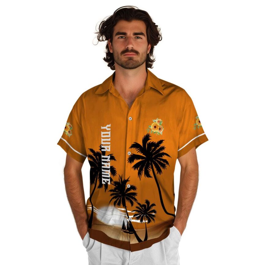 Personalized Sunflower Ocean Sunset Hawaiian Shirt New Arrival