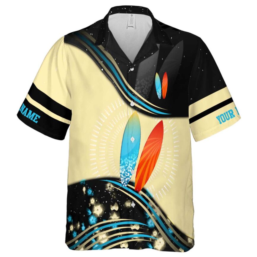 Personalized Surf Dynamic Swirl Hawaiian Shirt Fashion forward