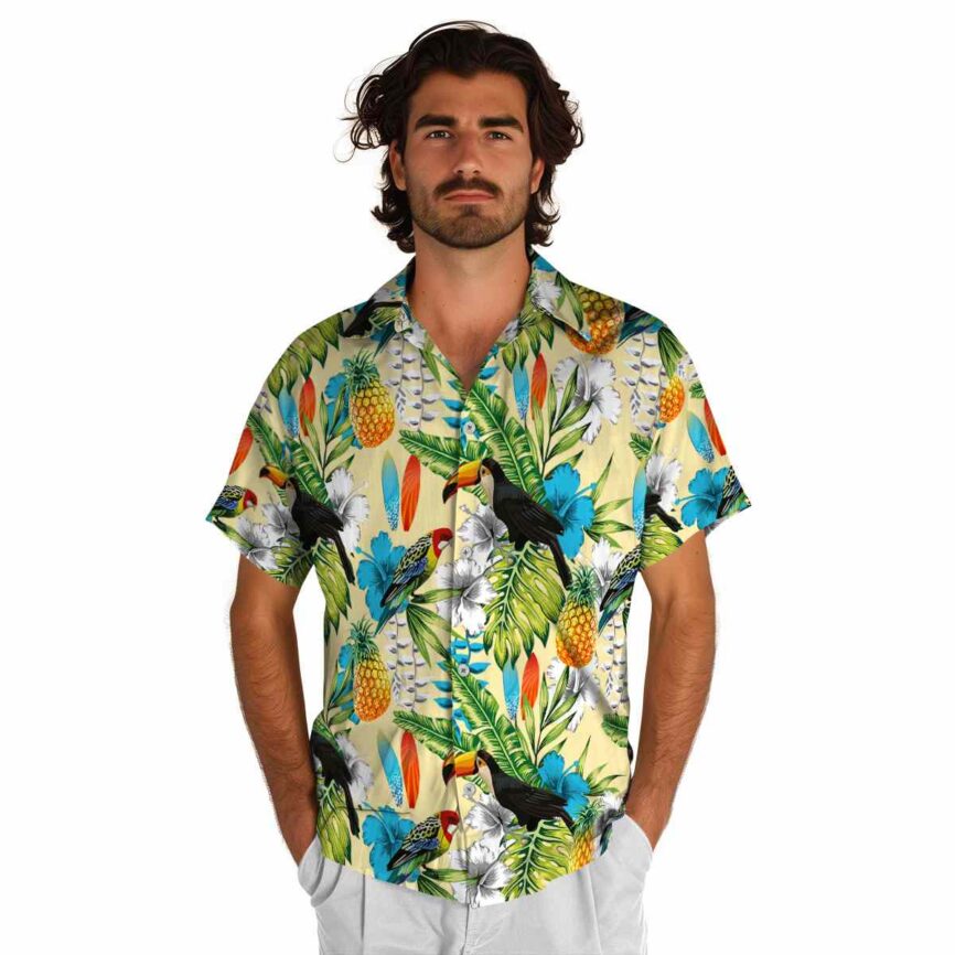 Personalized Surf Toucan Bird Hawaiian Shirt New Arrival
