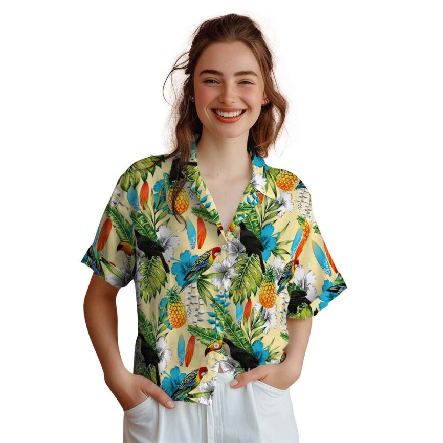 Personalized Surf Toucan Bird Hawaiian Shirt Top rated
