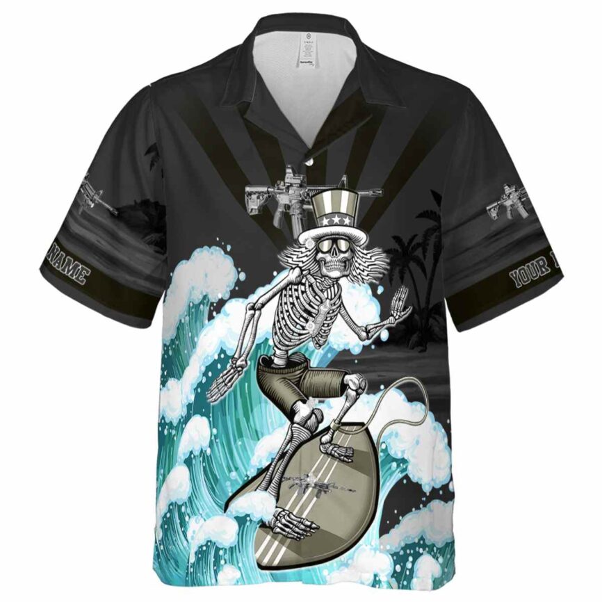 Personalized Tactical Grateful Dead Motif Hawaiian Shirt Fashion forward