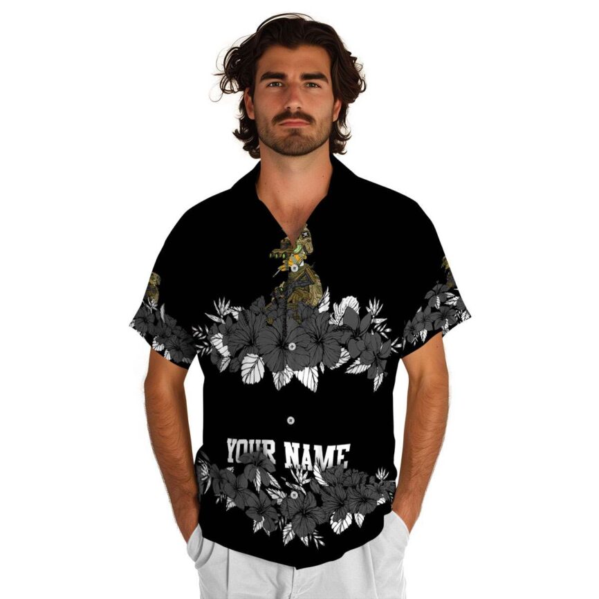 Personalized Tactical Hibiscus Band Hawaiian Shirt New Arrival