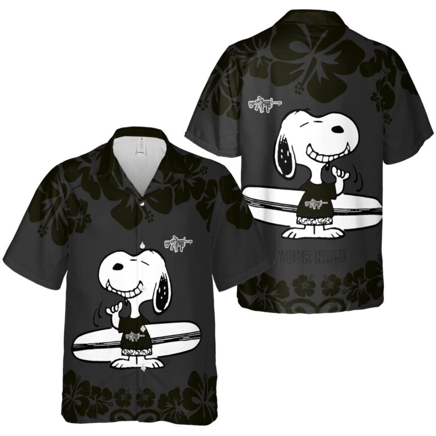 Personalized Tactical Surfing Snoopy Hawaiian Shirt Premium grade
