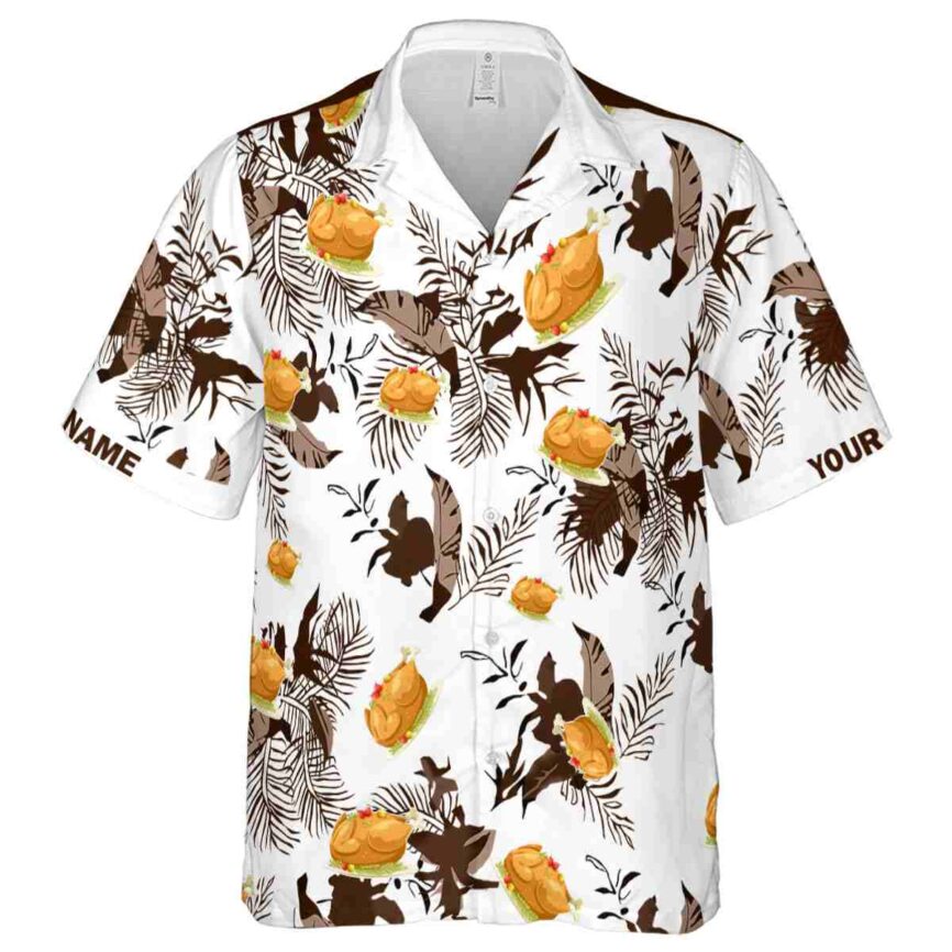 Personalized Thanksgiving Leafy Accents Hawaiian Shirt Fashion forward