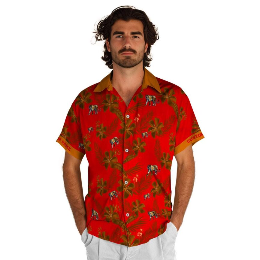 Personalized Tiger Tropical Flower Hawaiian Shirt New Arrival