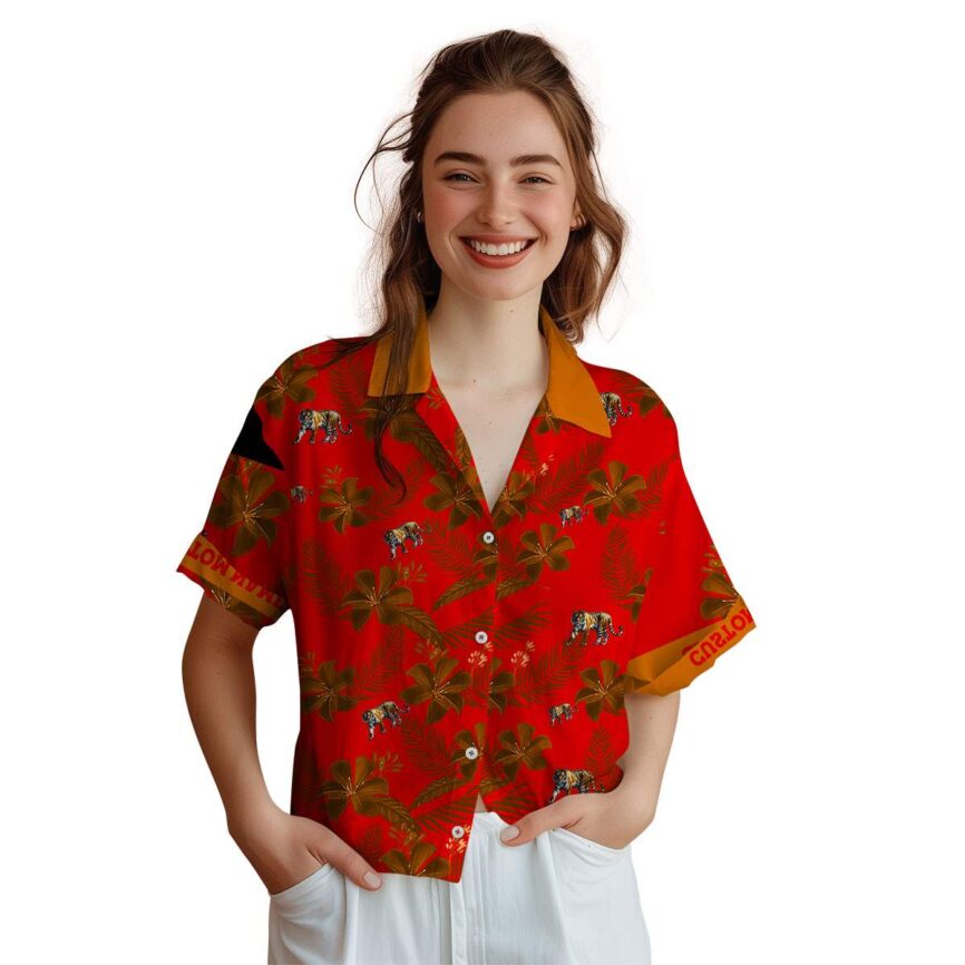 Personalized Tiger Tropical Flower Hawaiian Shirt Top rated