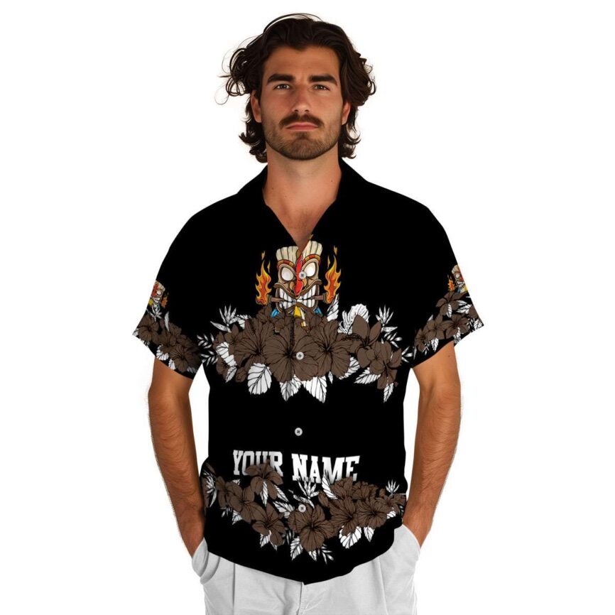 Personalized Tiki Hibiscus Band Hawaiian Shirt New Arrival