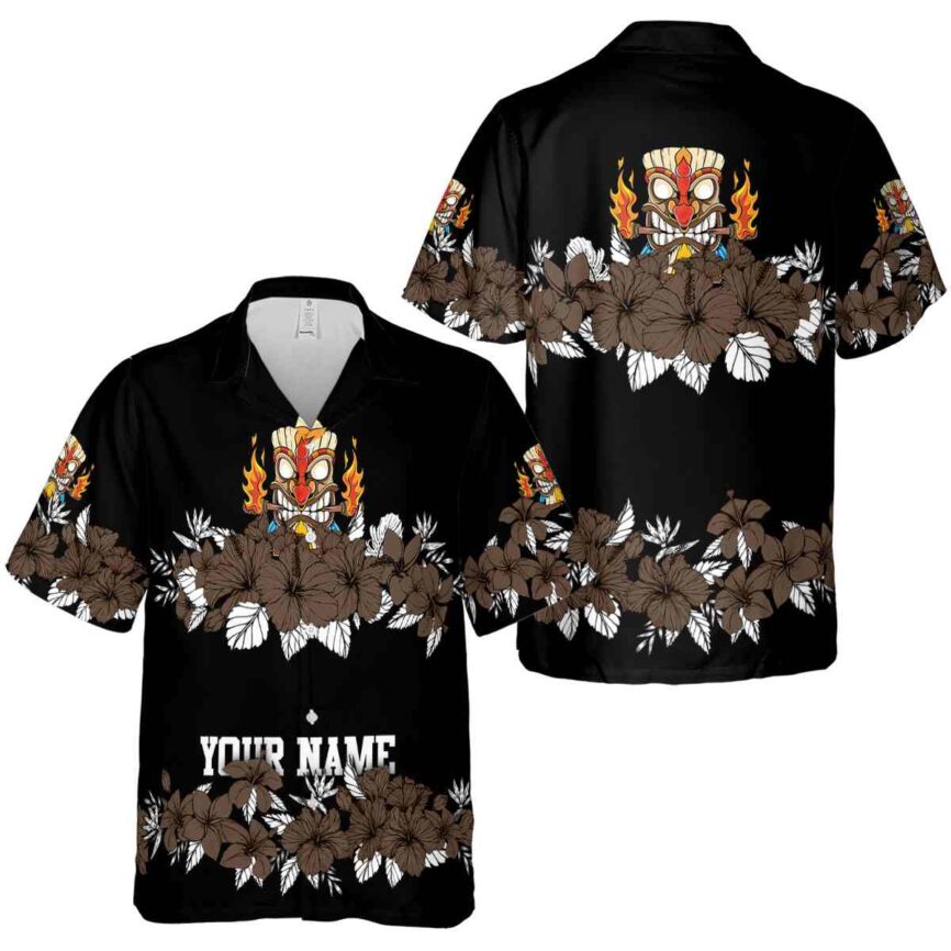 Personalized Tiki Hibiscus Band Hawaiian Shirt Premium grade