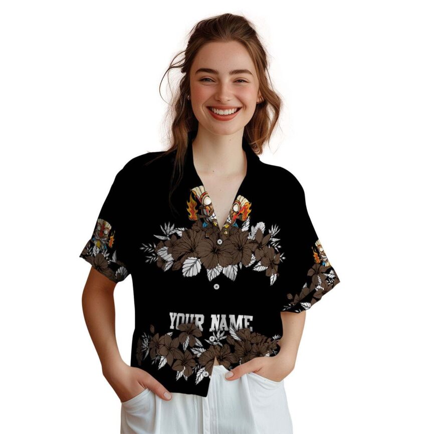 Personalized Tiki Hibiscus Band Hawaiian Shirt Top rated