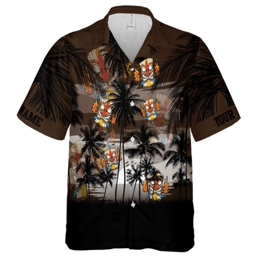 Personalized Tiki Island Scenery Hawaiian Shirt Fashion forward