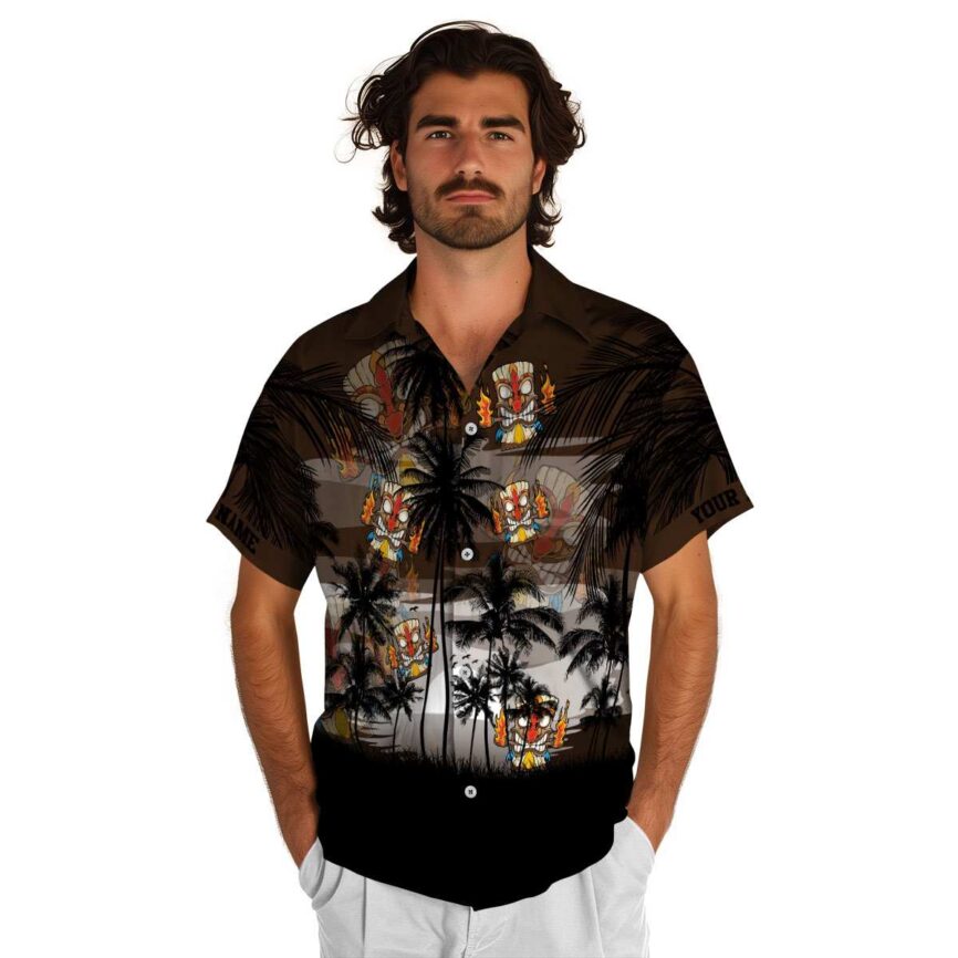 Personalized Tiki Island Scenery Hawaiian Shirt New Arrival