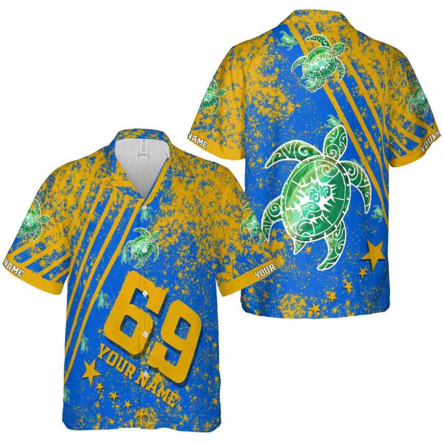 Personalized Tribal Stripe Burst Hawaiian Shirt Premium grade
