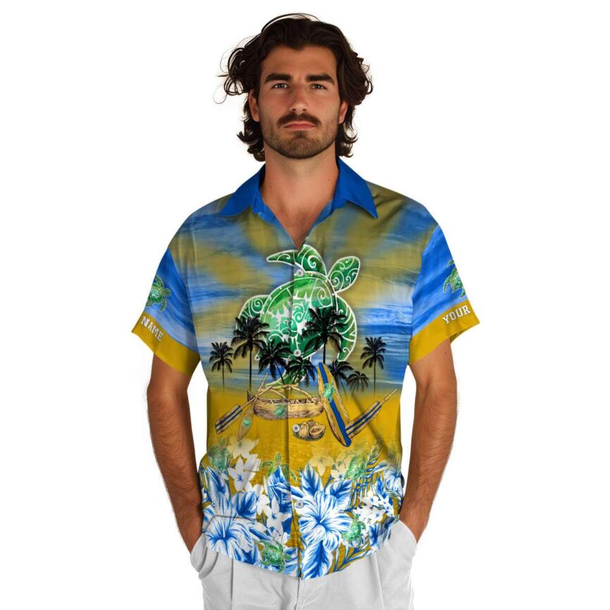 Personalized Tribal Sunset Beach Canoe Hawaiian Shirt New Arrival 1