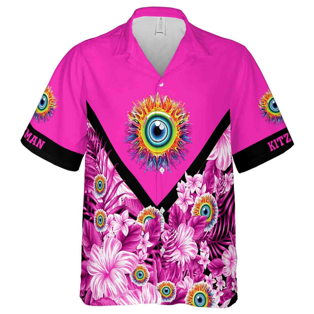 Personalized Trippy Bold Floral Number Hawaiian Shirt Fashion forward Personalized Trippy Bold Floral Number Hawaiian Shirt Fashion forward