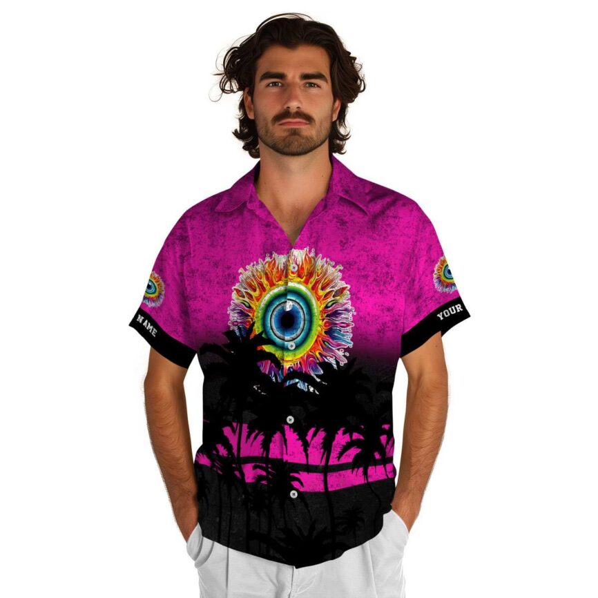 Personalized Trippy Sunset Gradient Hawaiian Shirt New Arrival