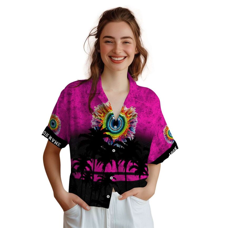Personalized Trippy Sunset Gradient Hawaiian Shirt Top rated