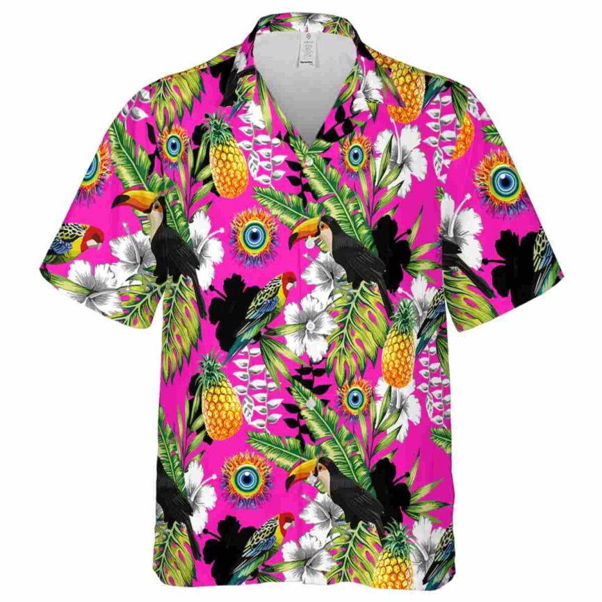 Personalized Trippy Toucan Bird Hawaiian Shirt Fashion forward