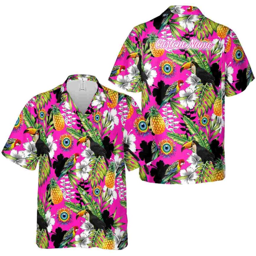 Personalized Trippy Toucan Bird Hawaiian Shirt Premium grade