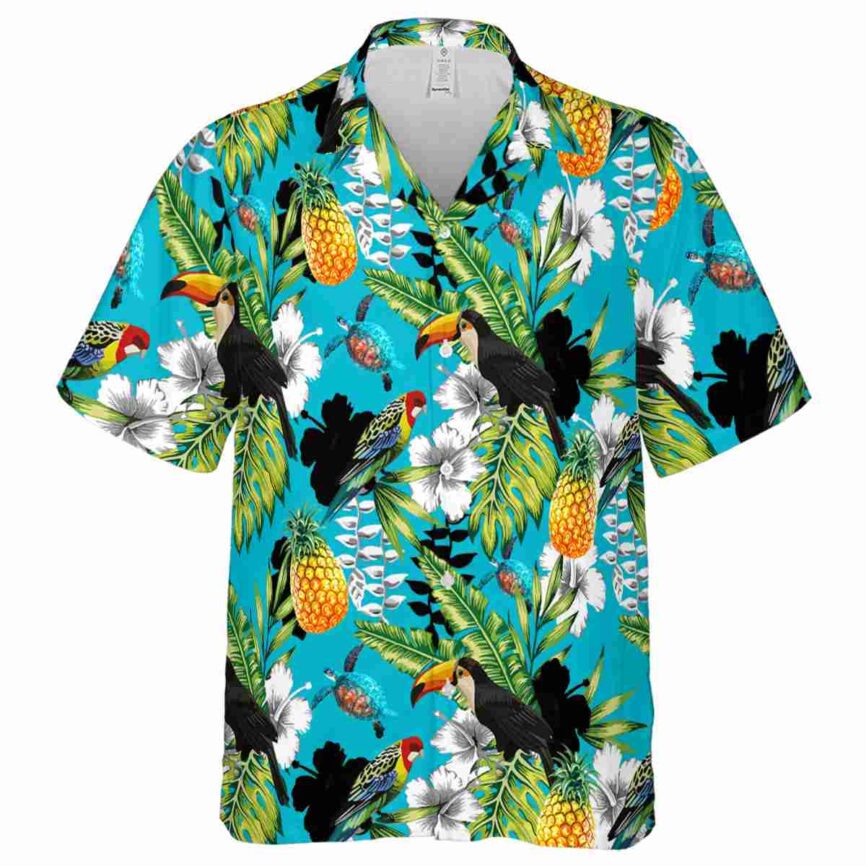 Personalized Turtle Toucan Bird Hawaiian Shirt Fashion forward