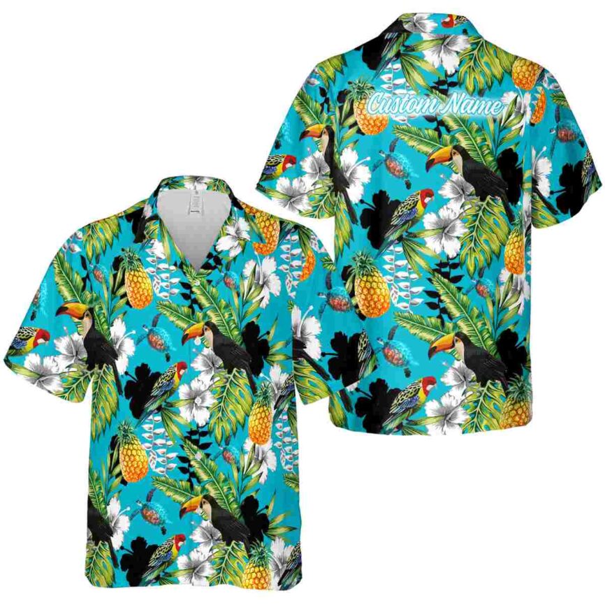 Personalized Turtle Toucan Bird Hawaiian Shirt Premium grade