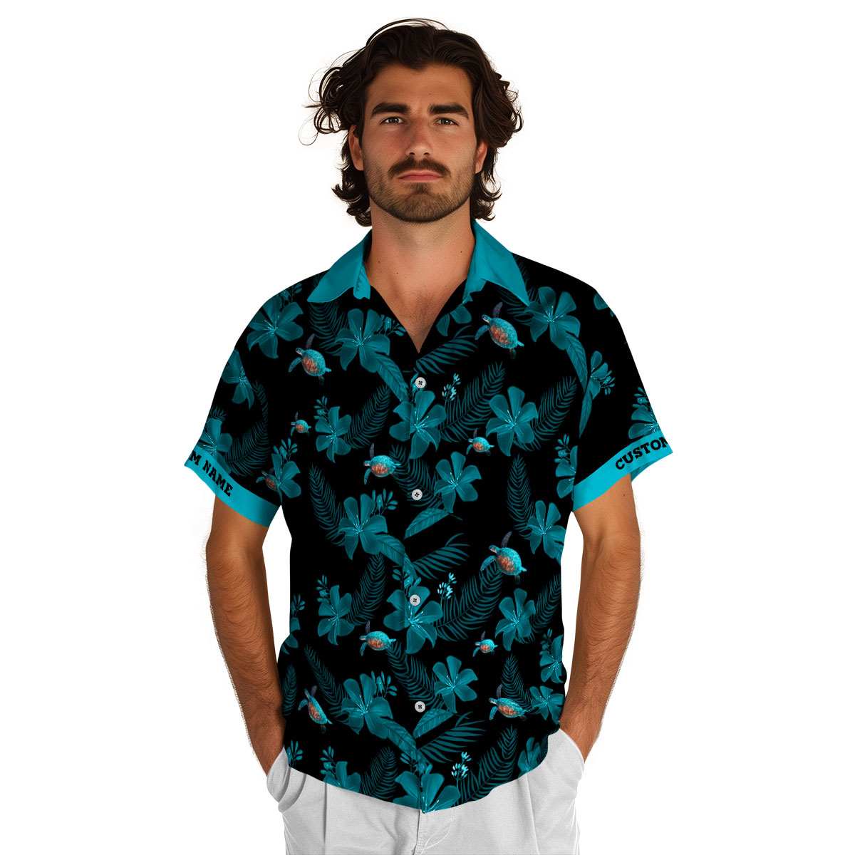Personalized Turtle Tropical Flower Hawaiian Shirt New Arrival Personalized Turtle Tropical Flower Hawaiian Shirt New Arrival