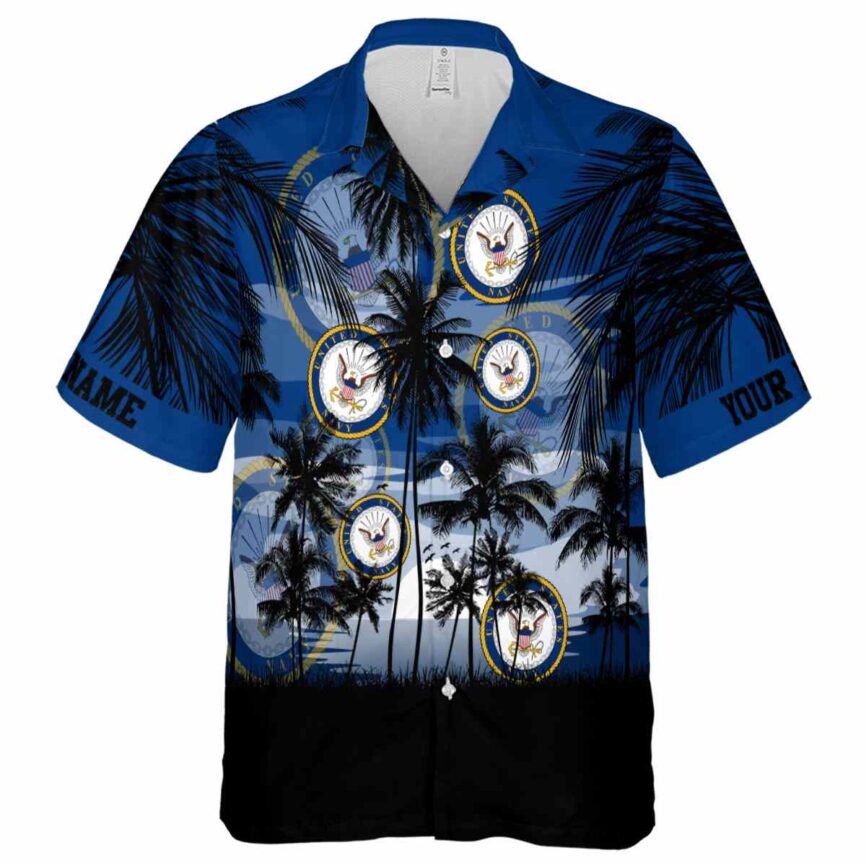 Personalized US Navy Island Scenery Hawaiian Shirt Fashion forward