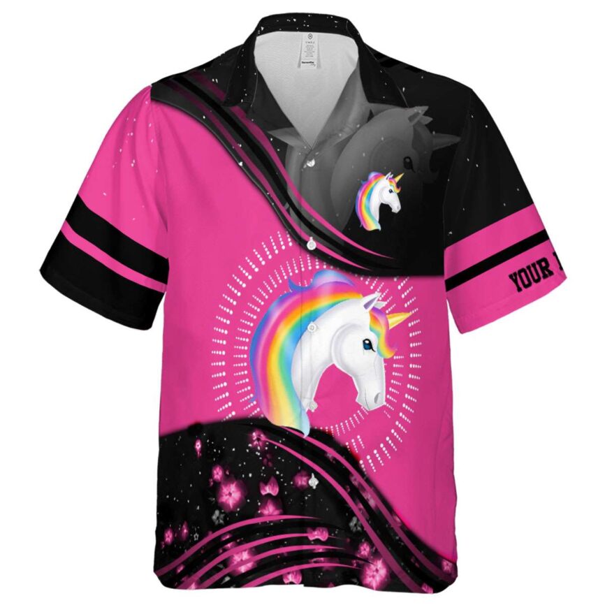 Personalized Unicorn Dynamic Swirl Hawaiian Shirt Fashion forward