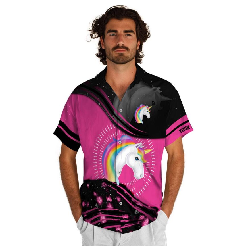 Personalized Unicorn Dynamic Swirl Hawaiian Shirt New Arrival