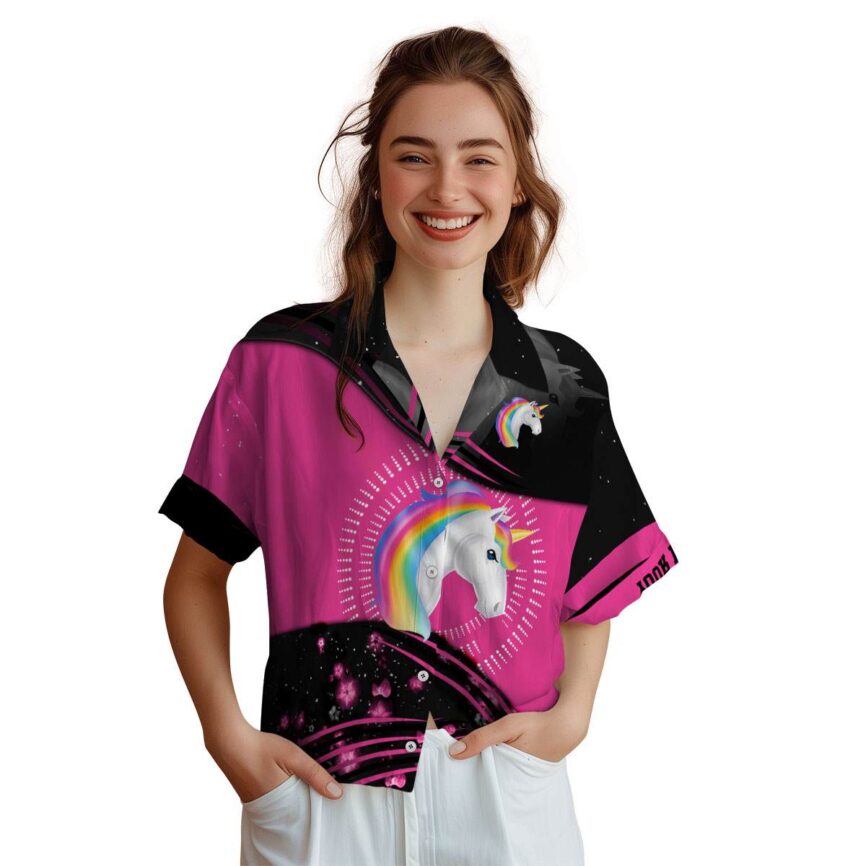 Personalized Unicorn Dynamic Swirl Hawaiian Shirt Top rated