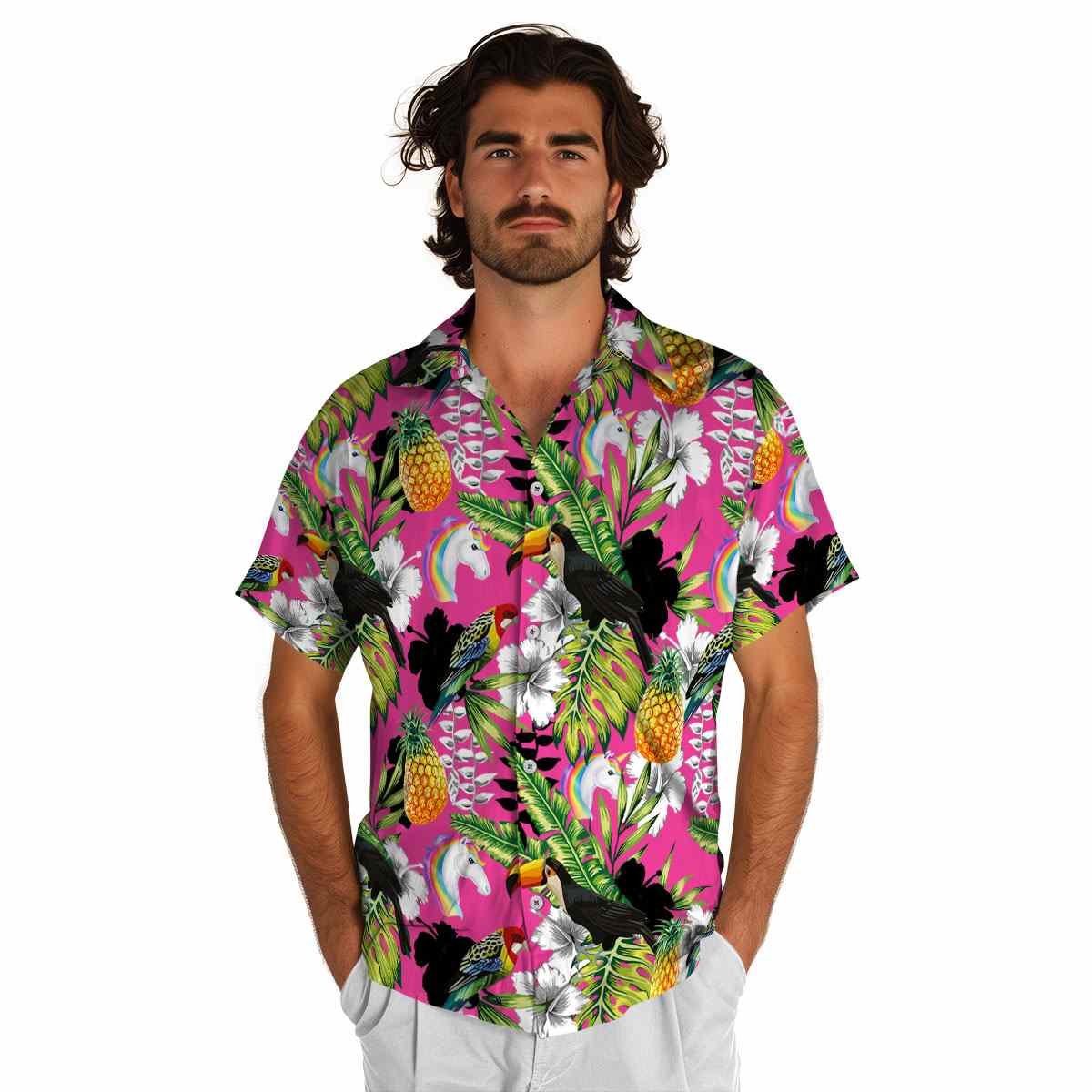 Personalized Unicorn Toucan Bird Hawaiian Shirt New Arrival Personalized Unicorn Toucan Bird Hawaiian Shirt New Arrival
