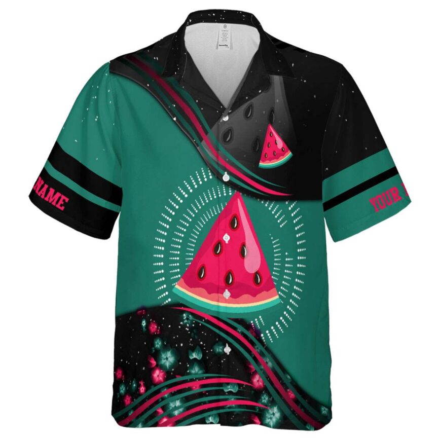 Personalized Watermelon Dynamic Swirl Hawaiian Shirt Fashion forward