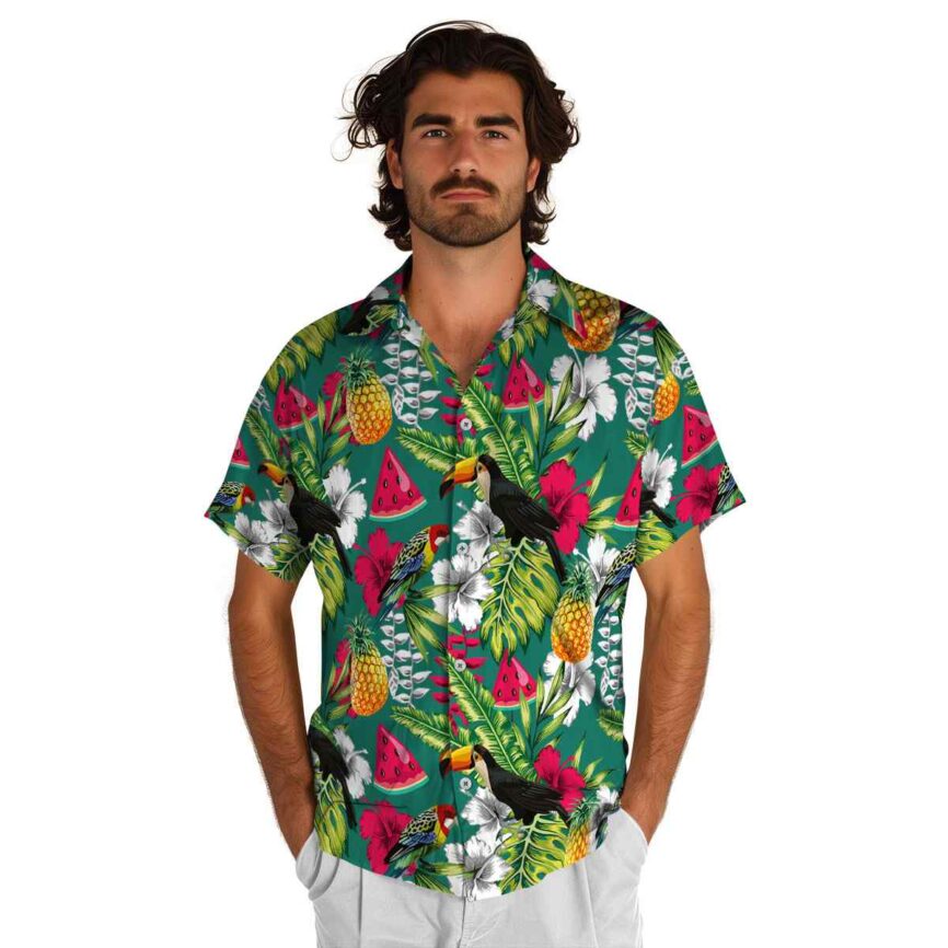 Personalized Watermelon Toucan Bird Hawaiian Shirt New Arrival