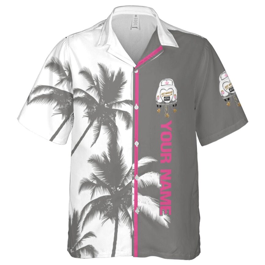 Personalized Wedding Beach Vibes Hawaiian Shirt Best selling