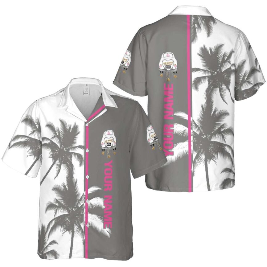 Personalized Wedding Beach Vibes Hawaiian Shirt Latest Model