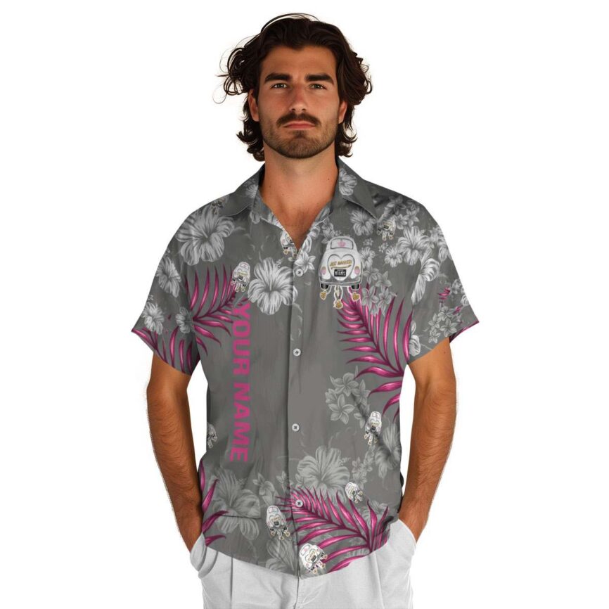 Personalized Wedding Hibiscus Pattern Hawaiian Shirt New Arrival