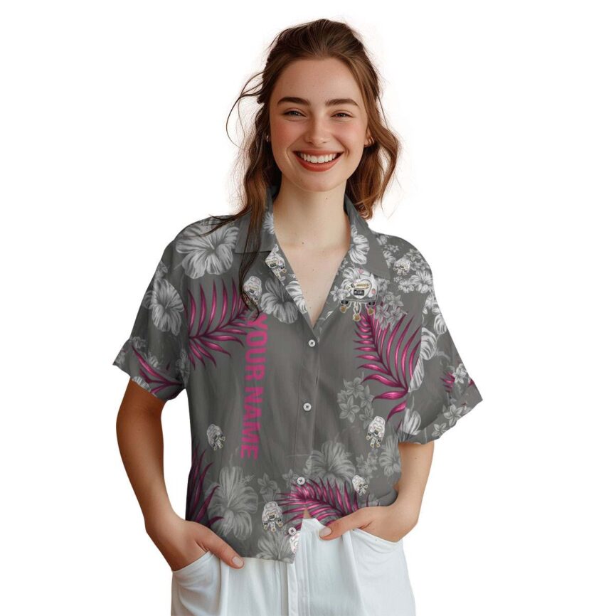 Personalized Wedding Hibiscus Pattern Hawaiian Shirt Top rated