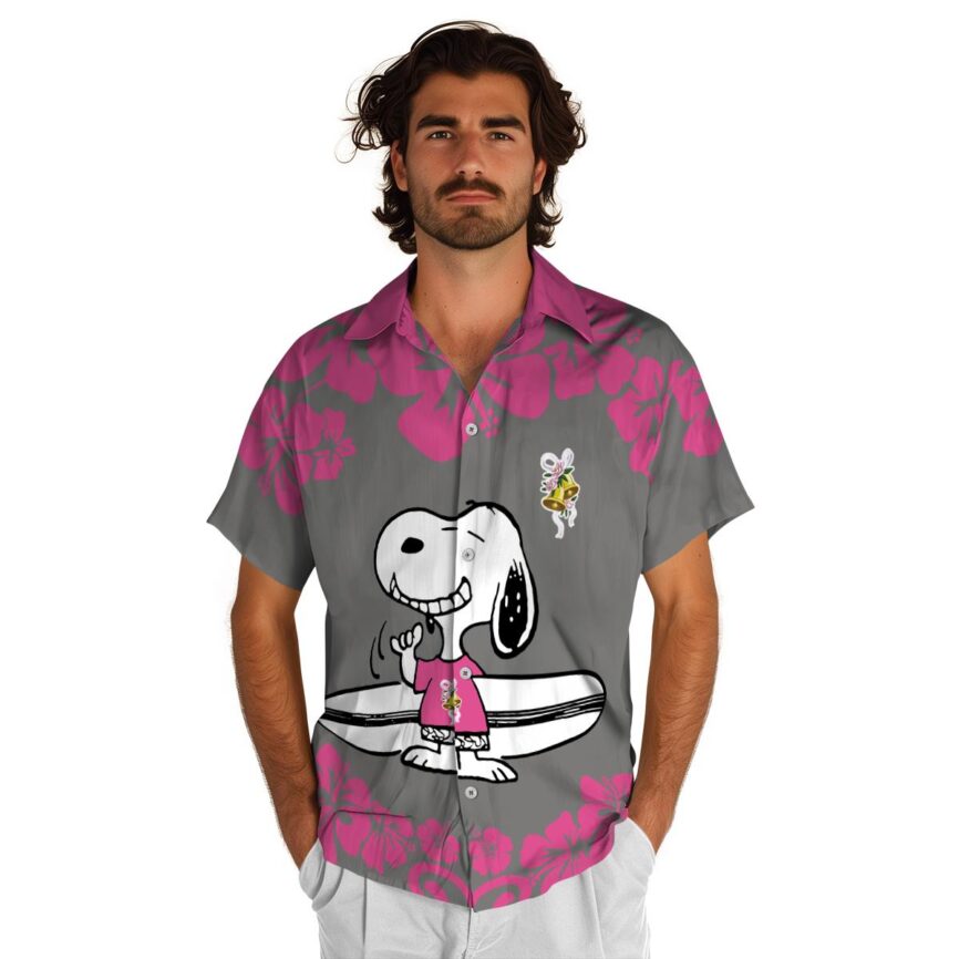 Personalized Wedding Surfing Snoopy Hawaiian Shirt New Arrival