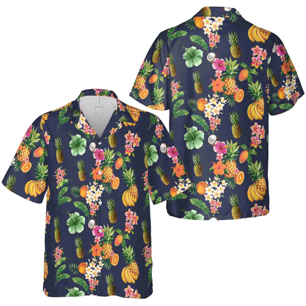 Pineapple Fruit Pattern Hawaiian Shirt Premium grade Pineapple Fruit Pattern Hawaiian Shirt Premium grade