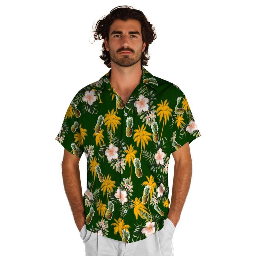 Pineapple Hibiscus Palm Hawaiian Shirt New Arrival