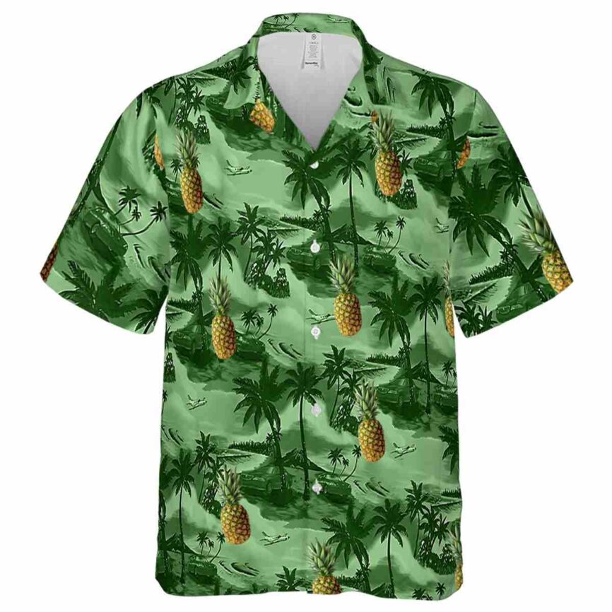 Pineapple Island Beach Hawaiian Shirt Fashion forward