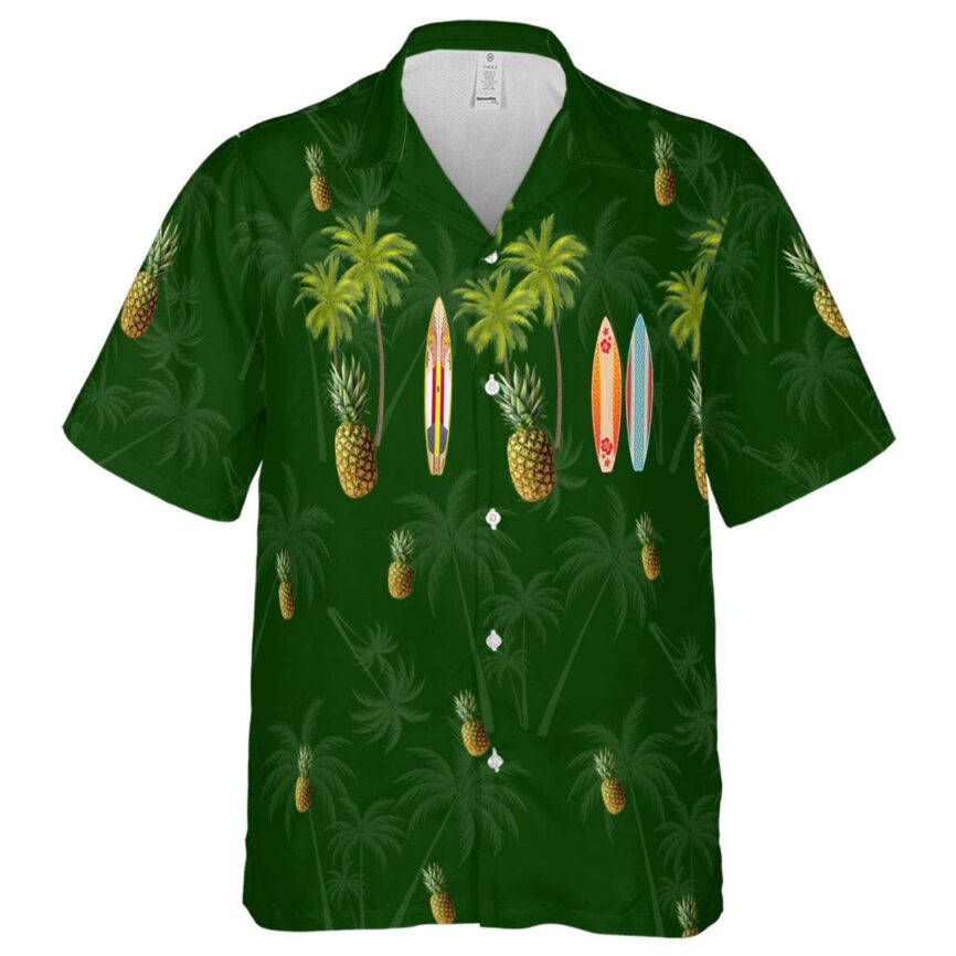 Pineapple Island Theme Hawaiian Shirt Fashion forward