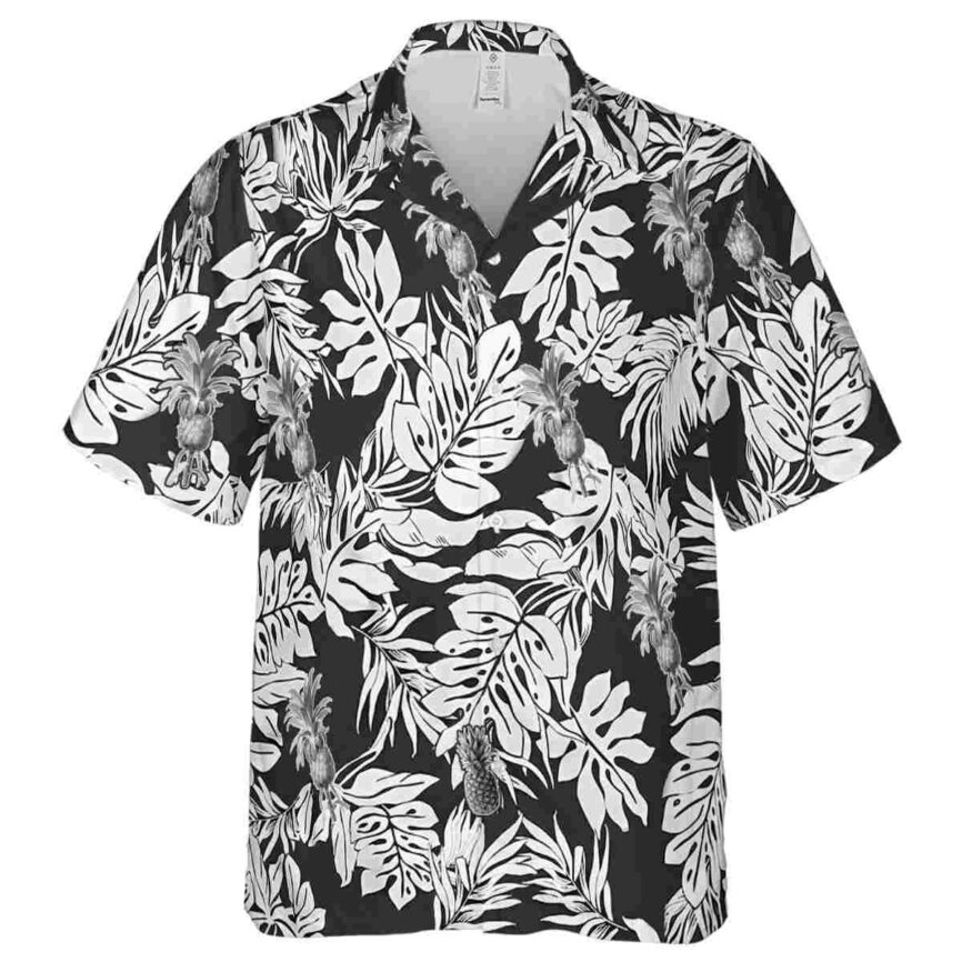 Pineapple Monstera Foliage Hawaiian Shirt Fashion forward