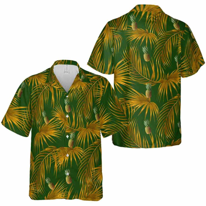 Pineapple Palm Frond Hawaiian Shirt Premium grade