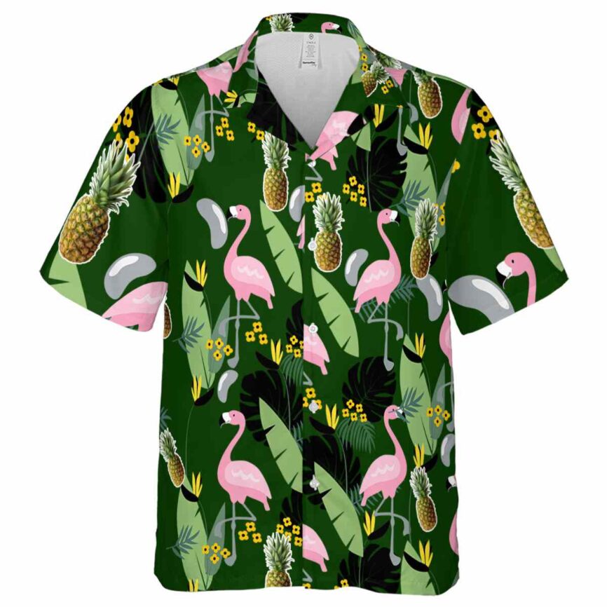 Pineapple Pink Flamingo Hawaiian Shirt Fashion forward