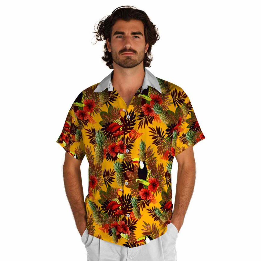 Pineapple Tropical Bird Hawaiian Shirt New Arrival