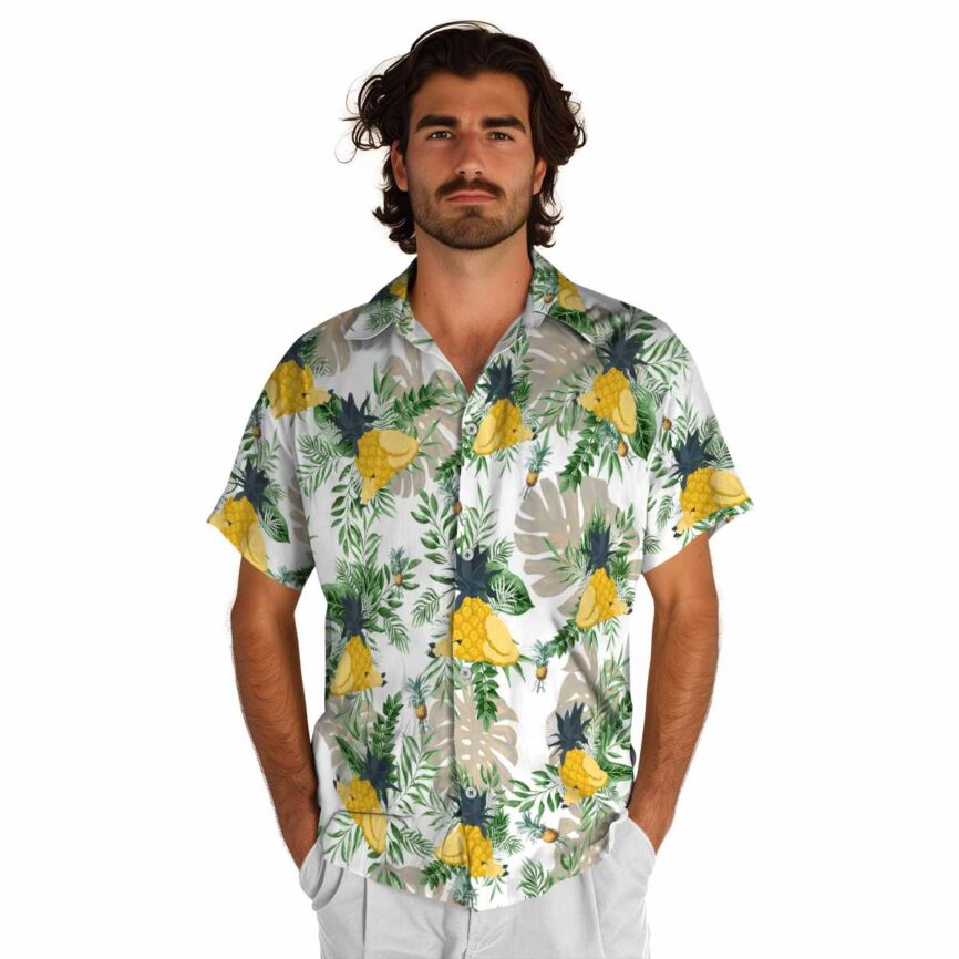 Pineapple Tropical Fronds Hawaiian Shirt New Arrival