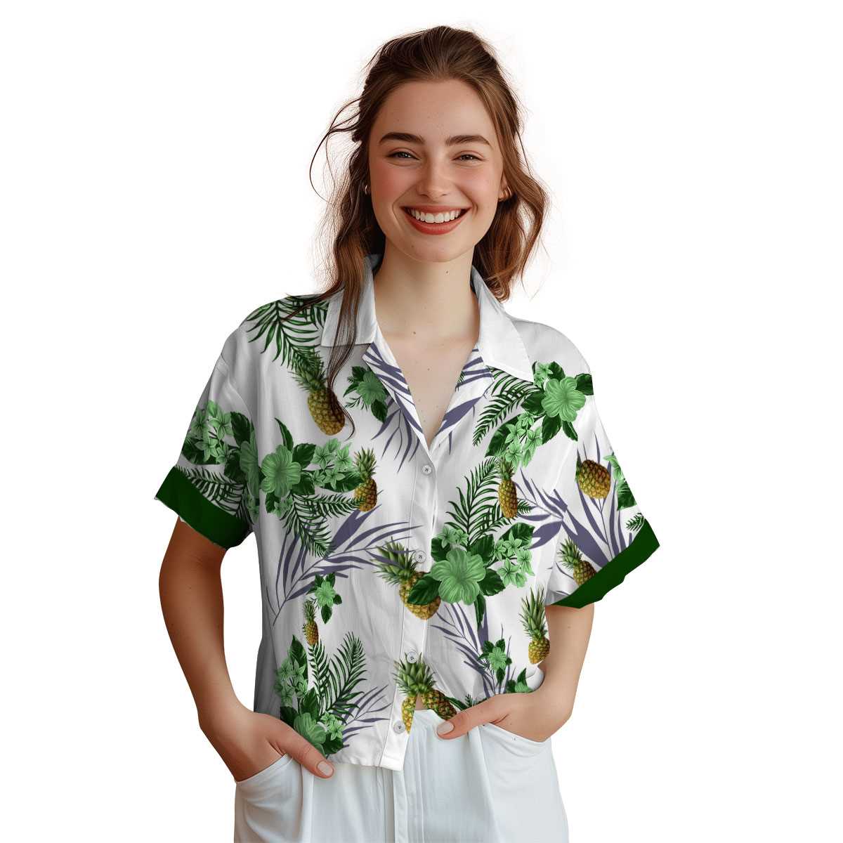 Pineapple US Flag Floral Hawaiian Shirt Top rated Pineapple US Flag Floral Hawaiian Shirt Top rated