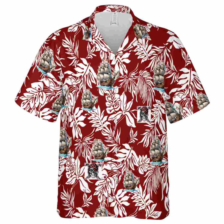 Pirate Bold Foliage Hawaiian Shirt Fashion forward