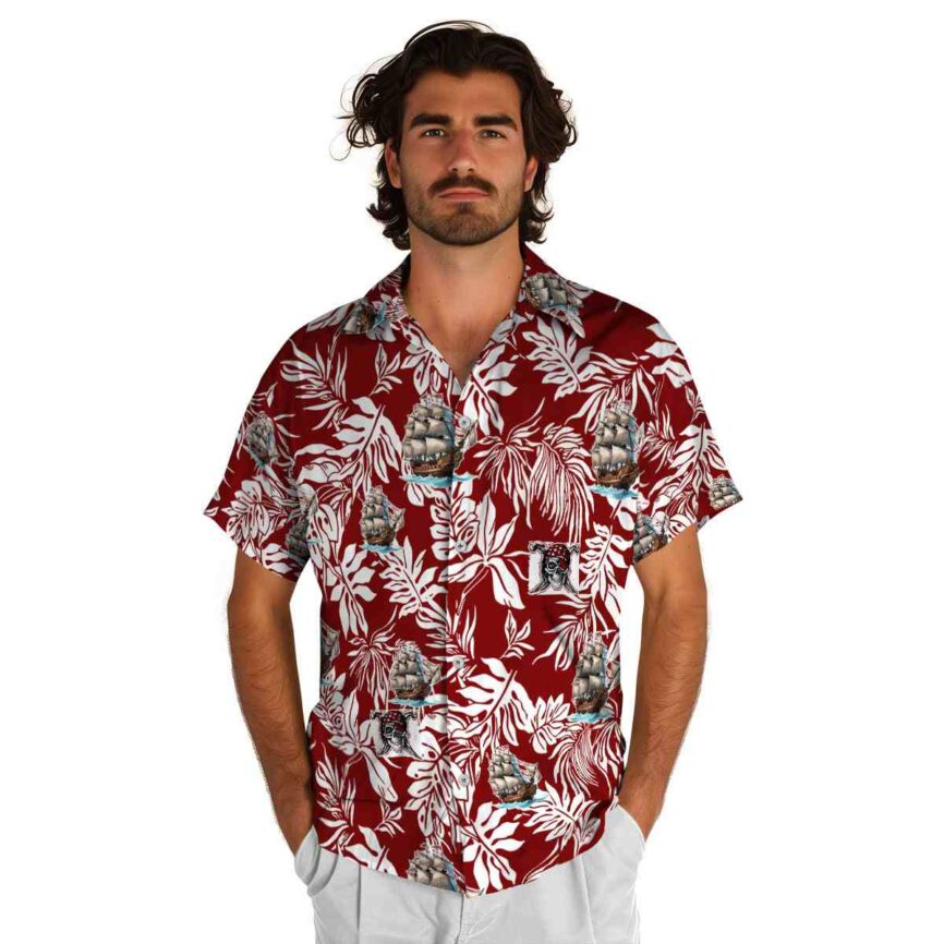 Pirate Bold Foliage Hawaiian Shirt New Arrival